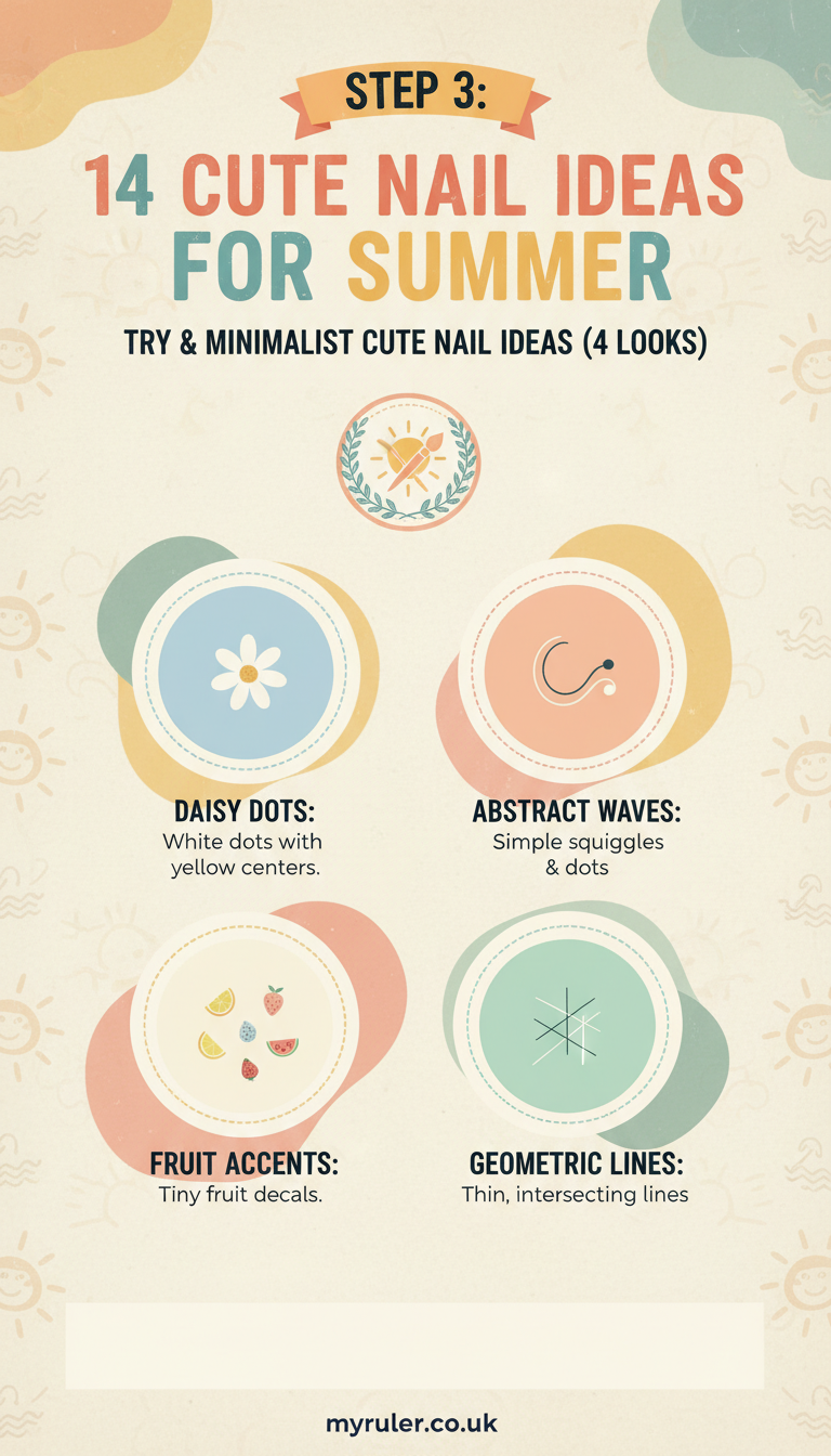 Step 3: Try Pastel &amp; Minimalist Cute Nail Ideas (4 looks)