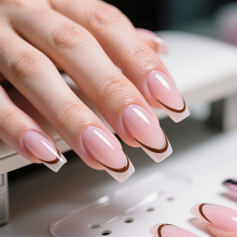Idea 6: “Mocha mousse” solid neutral (soft brown, minimal)