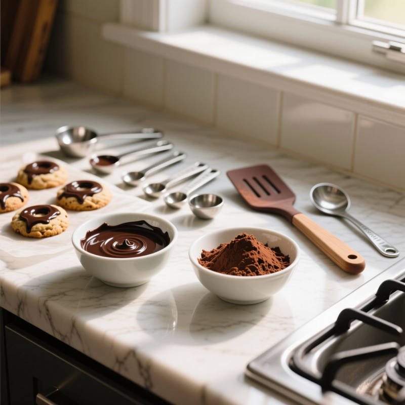 Step 1: Choose your chocolate approach (melted chocolate vs cocoa)