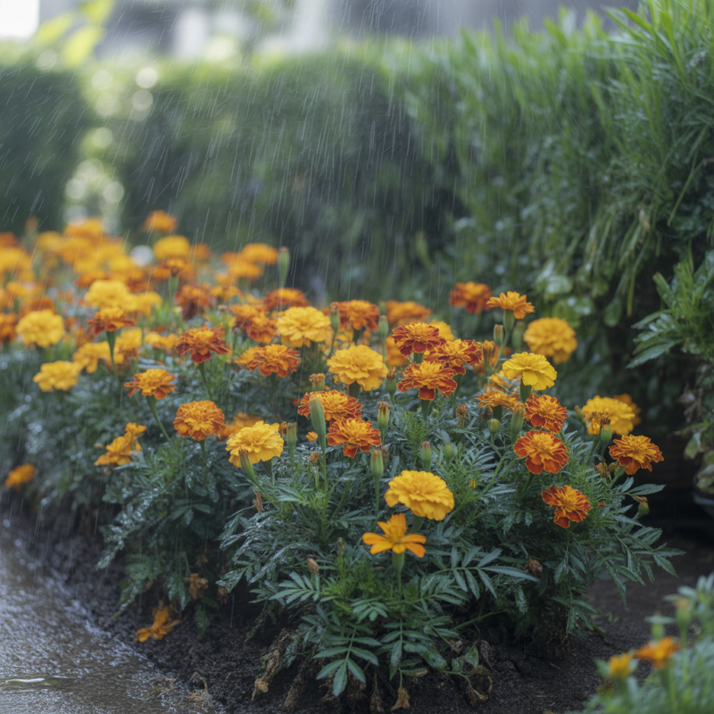 How to Grow Marigolds in Garden 8 7. Watering and Ongoing Care (Keep It Steady, Not Soggy)