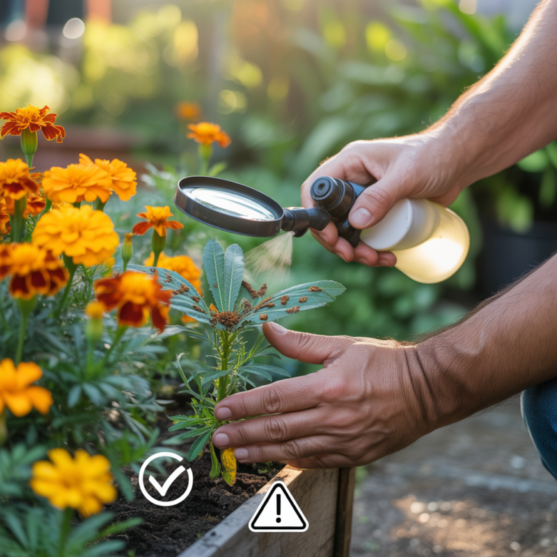 How to Grow Marigolds in Garden 10 9. Troubleshooting Common Problems (Fix It Fast, Before It Spreads)