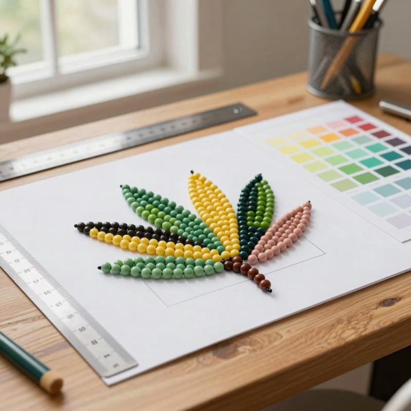 Step 1: Plan Your Beaded Plant Look (Colors + Size)