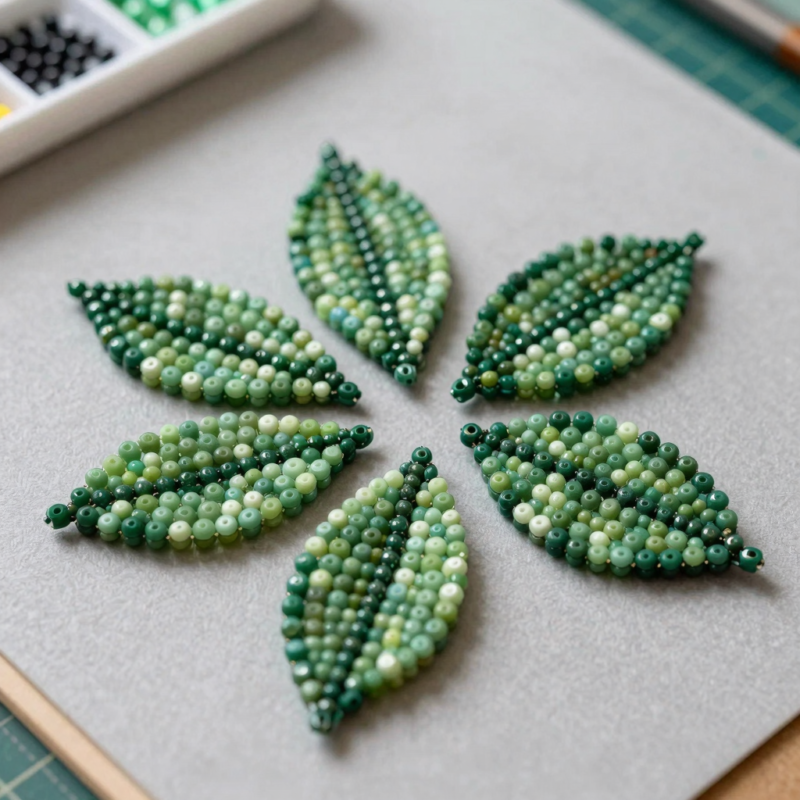 Step 4: Shape Beads into Leaf or Petal Form