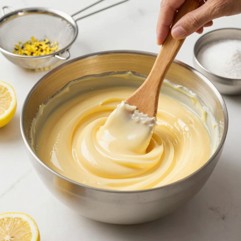 Step 5: Make the Lemon Cream Filling (Smooth and Thick)