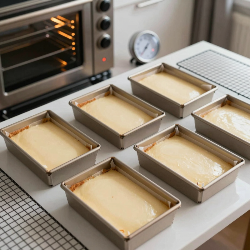 Step 2: Preheat + Prep Your Pans for Easy, Even Layers