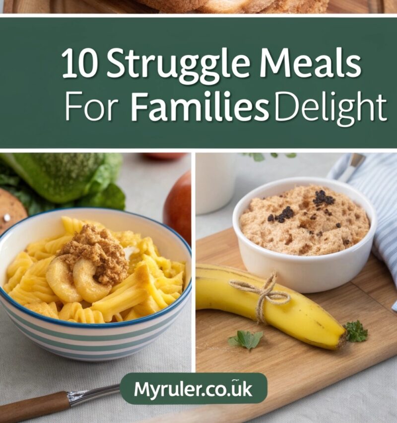 10 Struggle Meals Recipes Easy to Make collage-of-3-images-showing---cinnamon-sugar-toast