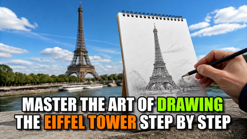 Master the Art of Drawing the Eiffel Tower Step by Step 2 how to draw eiffel tower