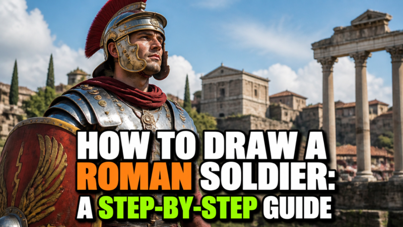 how to draw a roman soldier