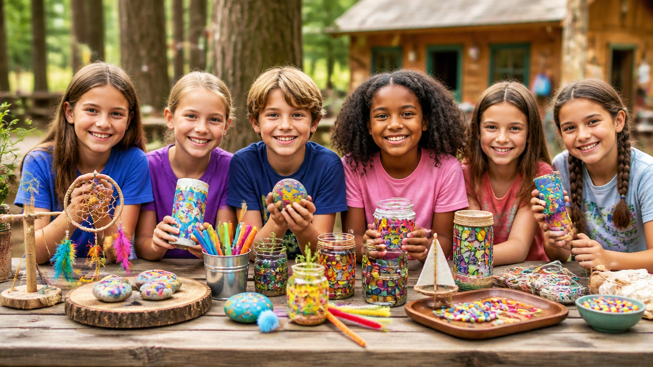 10 Quick Summer Camp Crafts Kids Actually Love
