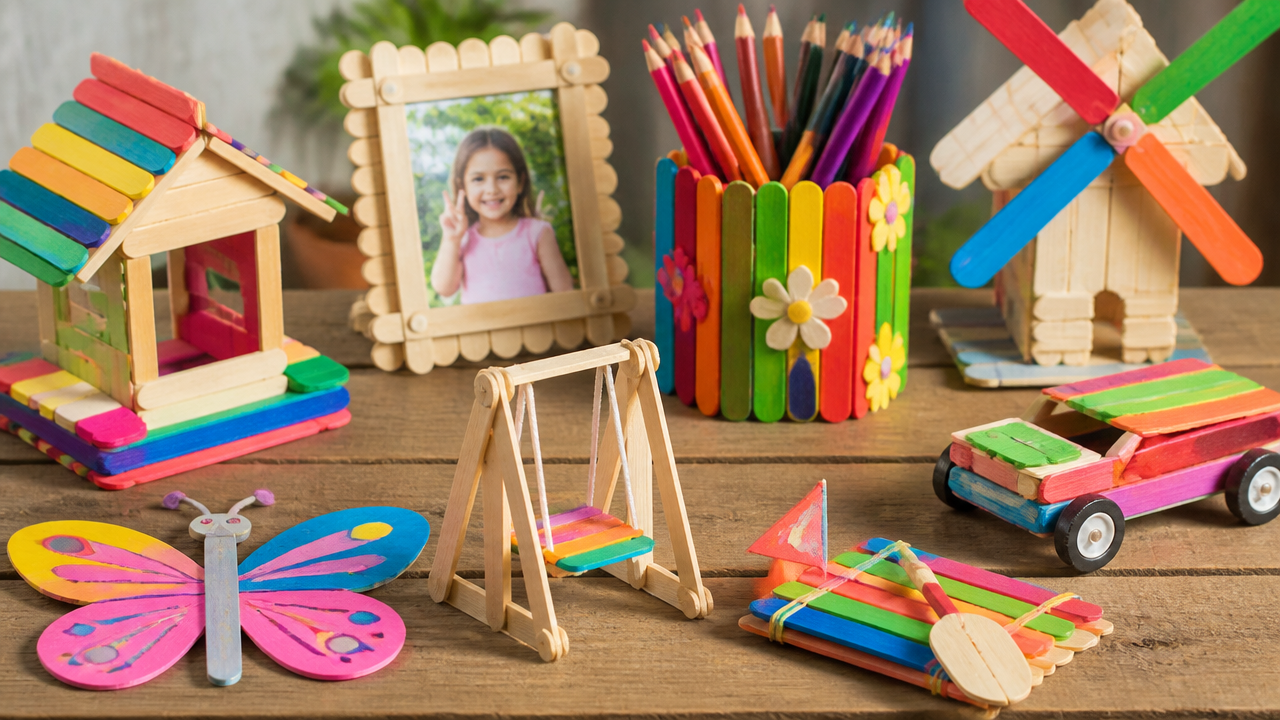 11 Genius Popsicle Stick Crafts for Creative Kids