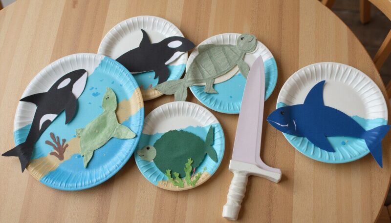 14 Fun Ocean Animal Crafts Your Little Explorers Will Love 3 2. Ocean Animal Collection