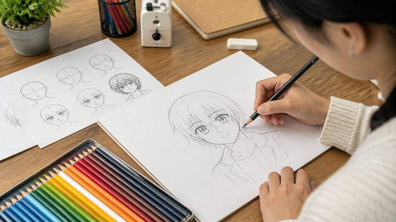 How to Draw Anime Characters: A Simple Step-by-Step Guide for Beginners 2 How to Draw Anime Characters Step by Step: Simple Guide for Beginners