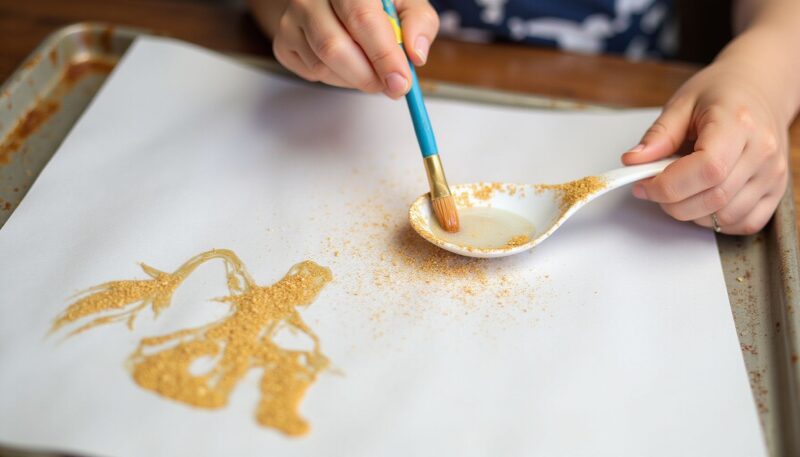 Step 4: Technique for Sand Painting