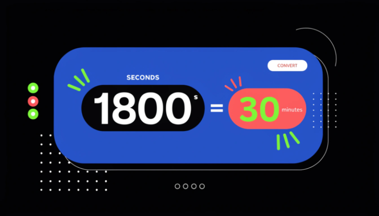 a bright digital style clock graphic with the 180