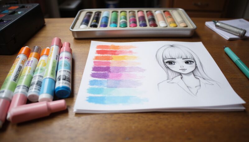 How to Draw Anime Characters: A Simple Step-by-Step Guide for Beginners 5 Step 3: Coloring and Shading