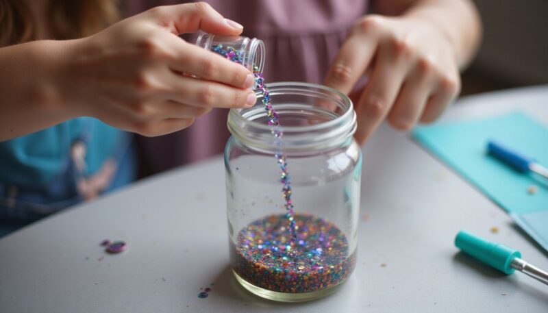 How to Make a DIY Calming Bottle: Step-by-Step Sensory Success 4 Step 2: Adding Visual Sensory Elements