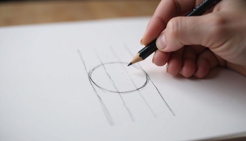 How to Draw Easy Anime Sketches: Step-by-Step Techniques for Beginners 3 Step 1: Mapping the Head and Base Shapes
