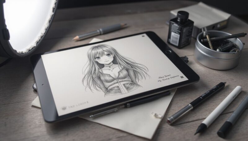2. Use Graphite Pencils for Fluid Sketching