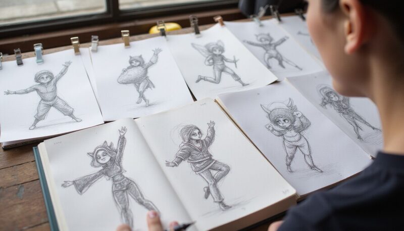 12 Anime Sketch Ideas That Level Up Your Art Without Getting Stuck 5 3. Texture Exploration