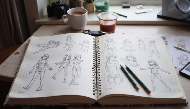 11 Gorgeous Anime Female Sketch References That Upgrade Your Art Fast 3 1. PoseMy.Art: interactive 3D anime female pose reference