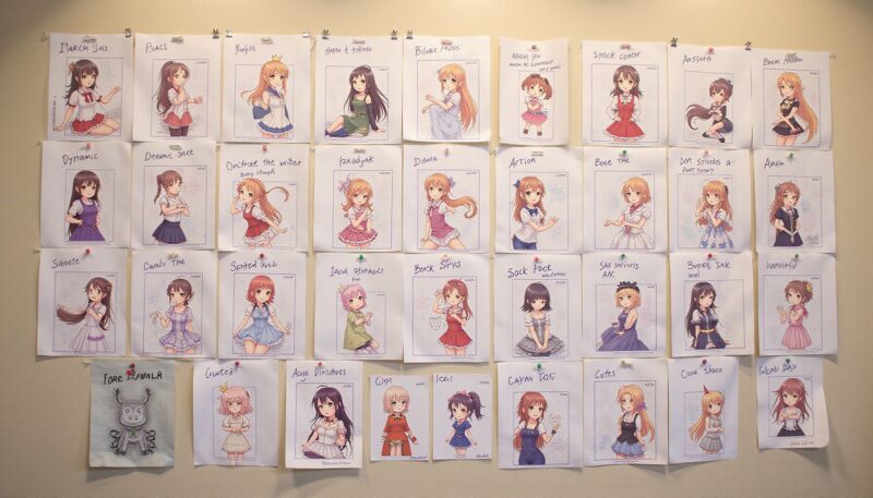 11 Gorgeous Anime Female Sketch References That Upgrade Your Art Fast 6 4. Pinterest pose anime female boards: contrarian angles and styling cues