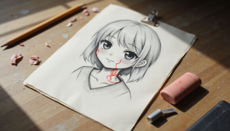Step 4: Drawing Hair That Feels Alive