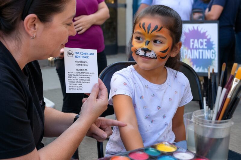 How to Apply Simple Face Paint Safely: Step-by-Step for Beginners 8 Step 6: Keep colors from turning muddy (clean brush water rules)