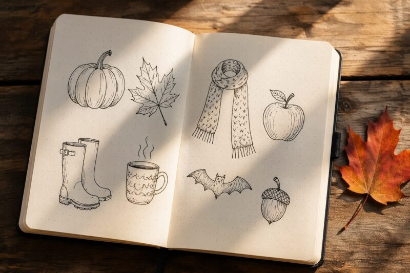 2. Falling Leaves