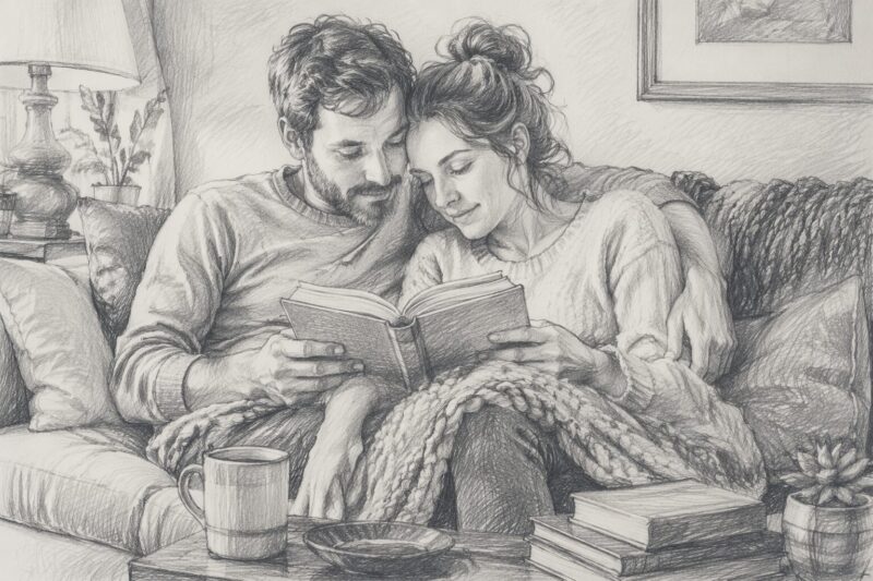 3. Bedtime Laptop or Phone Focus (Hands as the Focal Point)
