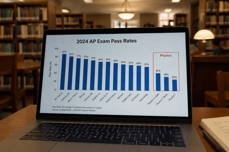 Hardest AP Exam: Which Tests Have the Lowest Pass Rates and Why? 4 Statistical Indicators of Exam Challenge