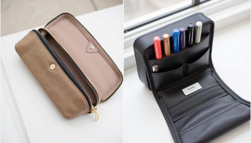 ## 2. Coach Leather Pouch in Refined Calf Leather