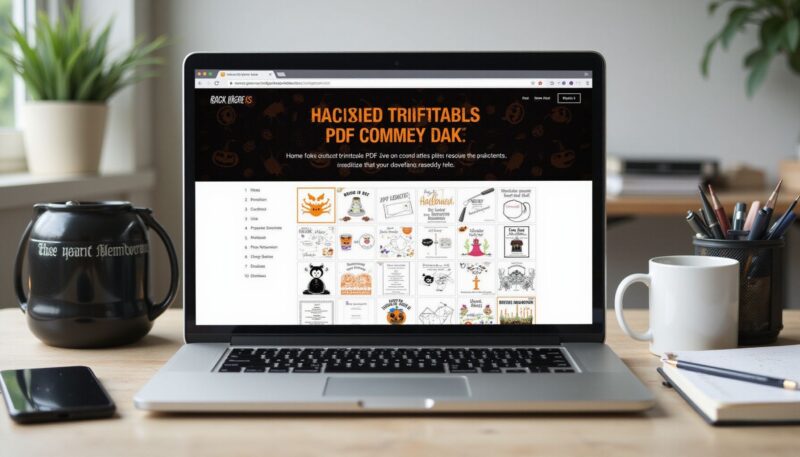 2. Top Web Resources for Free Halloween Printables