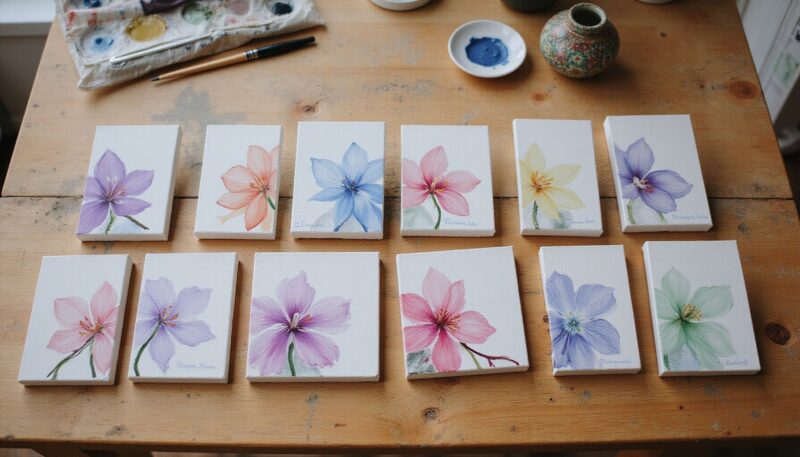 1. Choosing Your Medium: Watercolor vs. Acrylic