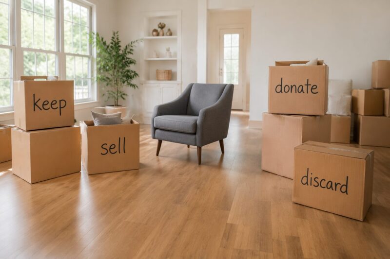 10 Practical Decluttering Ideas You Will Wish You Knew 3 1. The Four-Box Method