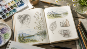 11 Aesthetic Sketchbook Art Ideas for Your Next Creative Session