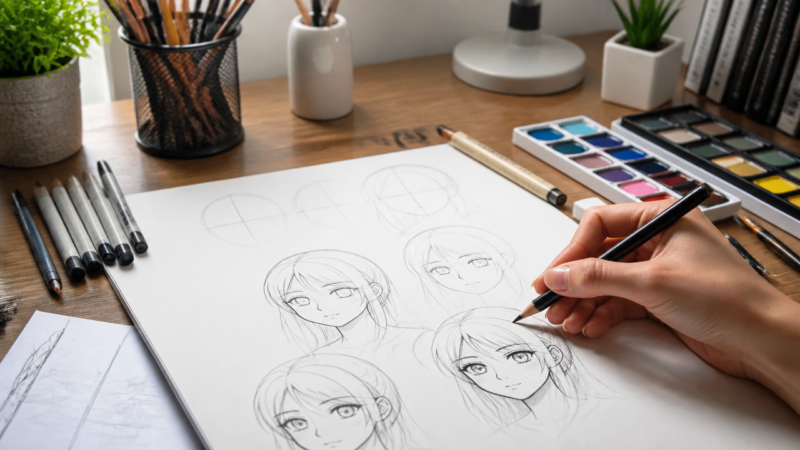 How to Create Anime Art: A Simple Step-by-Step Tutorial 1 How to Create Anime Art: A Simple Step-by-Step Tutorial
