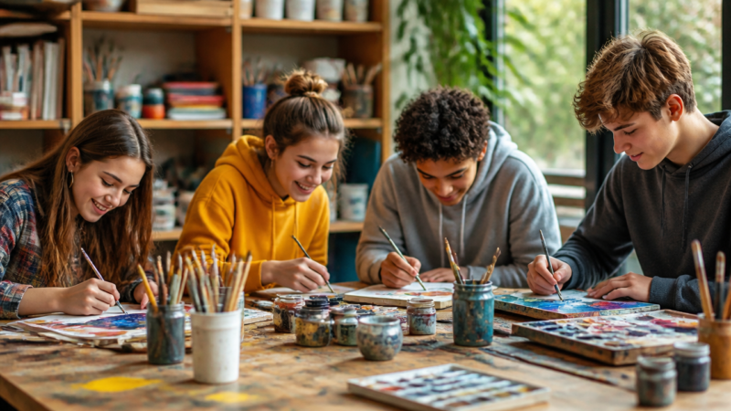 14 Easy Art Projects for Teens That Are Super Fun