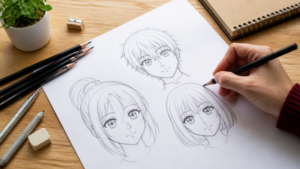 How to Draw Easy Anime Sketches for Beginners