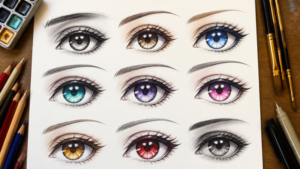 12 Stunning Manga Art Reference Eyes (Styles to Try Today)