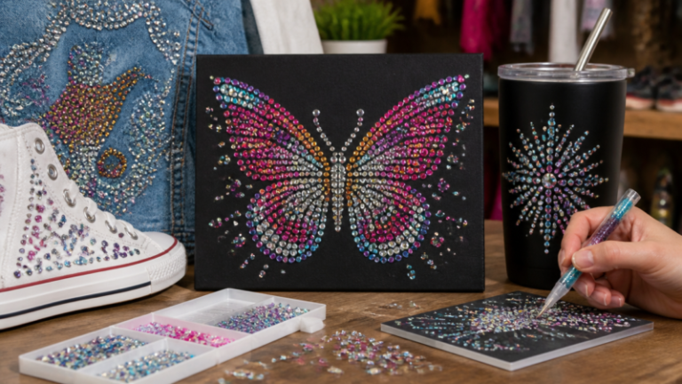 12 Creative Rhinestone Art Ideas Every Home Needs 1 rhinestone art ideas