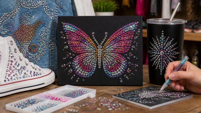 rhinestone art ideas