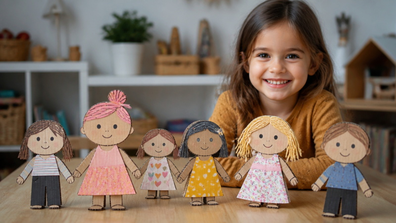 cardboard doll ideas
