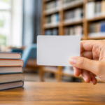 library card template