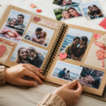 scrap booking pages for boyfriend