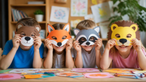 animal masks crafts for kids