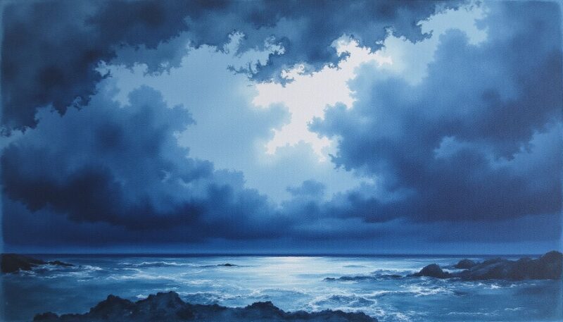 2. Atmospheric Stormy Coast