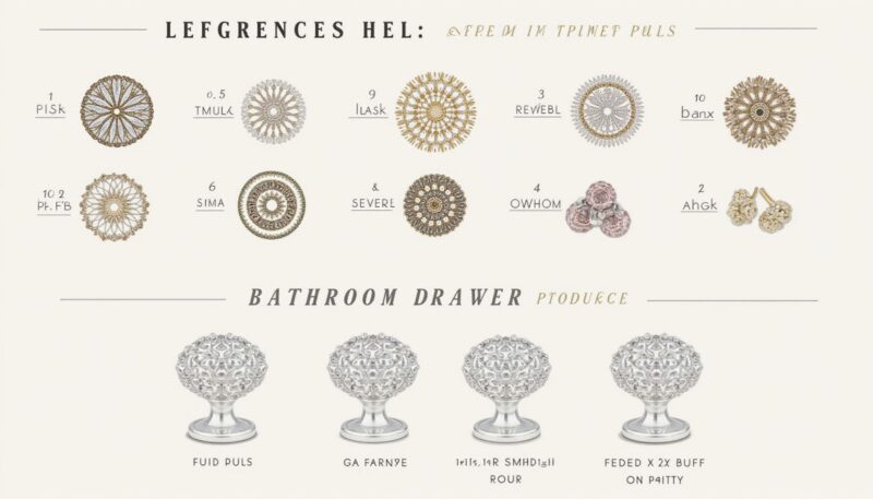 2. Decorative Cabinet and Drawer Pulls