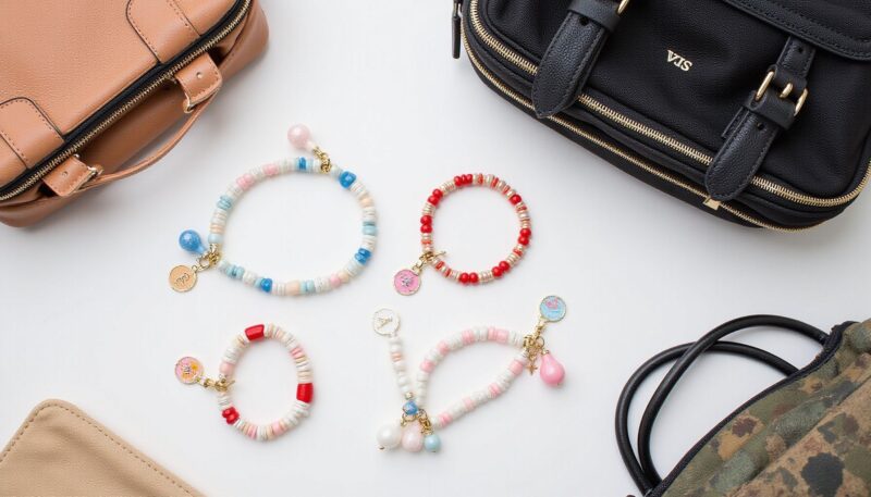 5. Beaded Zipper Pulls and Bag Charms