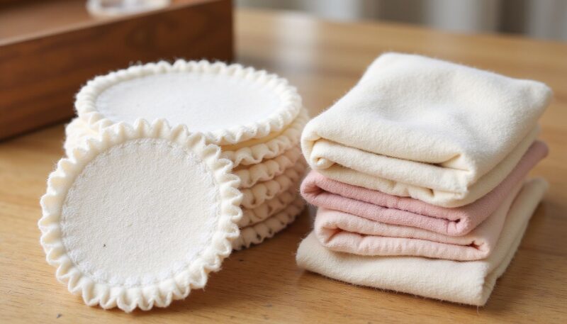 10 Brilliant Scrap Fabric Clothing Ideas to Try Today 4 2. Reusable Wash Cloths and Make-Up Pads