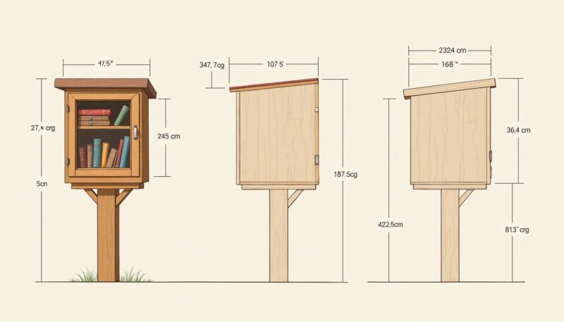 10 Clever Little Library Designs for Tiny Spaces 3 1. Easy Official Little Free Library Blueprints